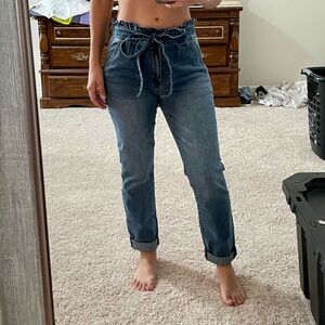 Ashley mason ruffle waist jeans